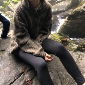 Vintage Waffle Quarter Zip Up